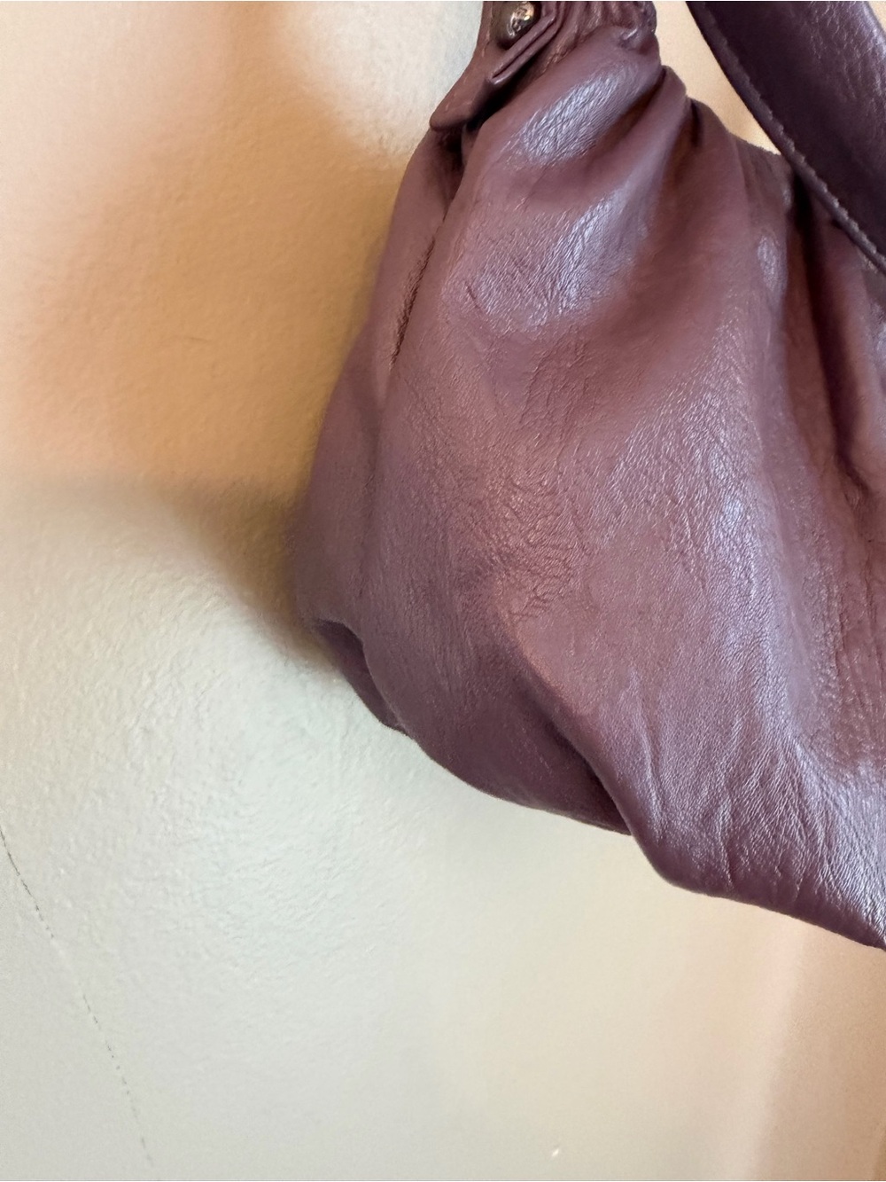 Purple JPDS Bucket Purse Bag Shoulder Tote Handbag Crossbody Vegan NWOT - Picture 2 of 8